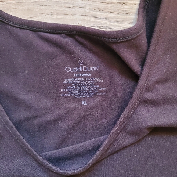 CUDDLE DUDS ASYMMETRICAL TANK DRESS XL with pockets - Picture 9 of 10